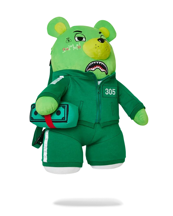 Mochila MONEYBEAR «CONTESTANT» de la colaboración con «SQUID GAME»