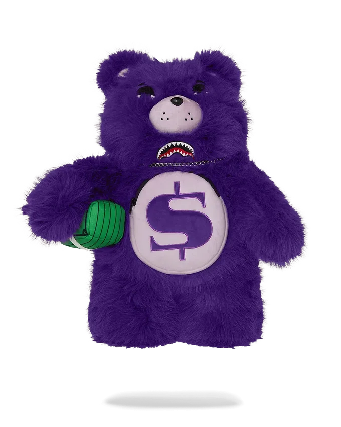 Mochila Moneybear «FURZILLA Shark» (MORADO)