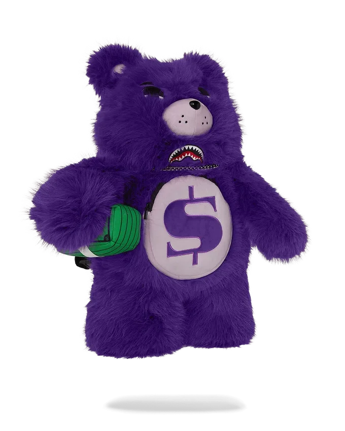 Mochila Moneybear «FURZILLA Shark» (MORADO)