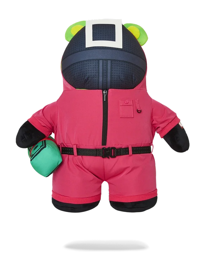 Mochila Moneybear «Soldados Rosas» de la colaboración con SQUID GAME
