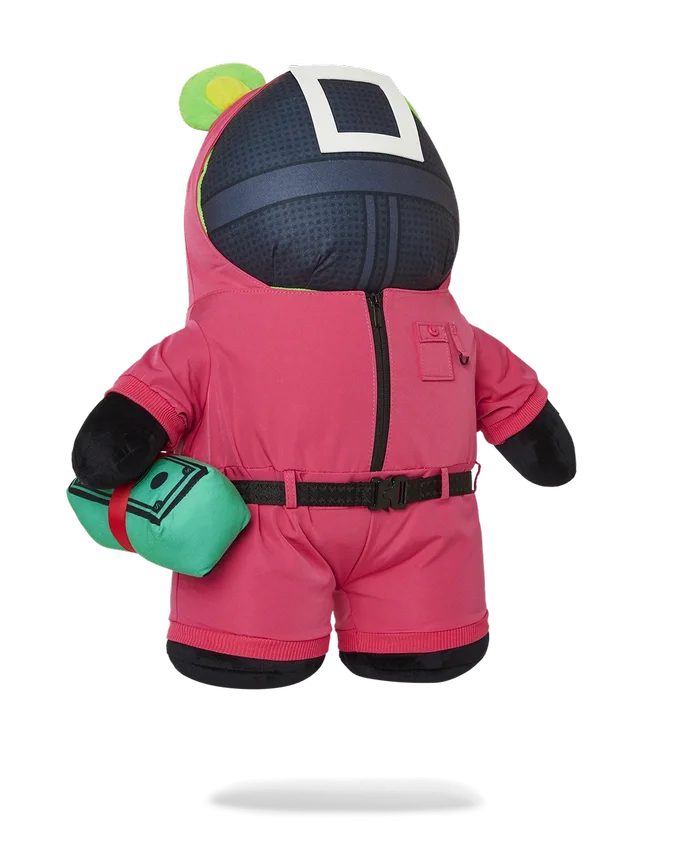 Mochila Moneybear «Soldados Rosas» de la colaboración con SQUID GAME