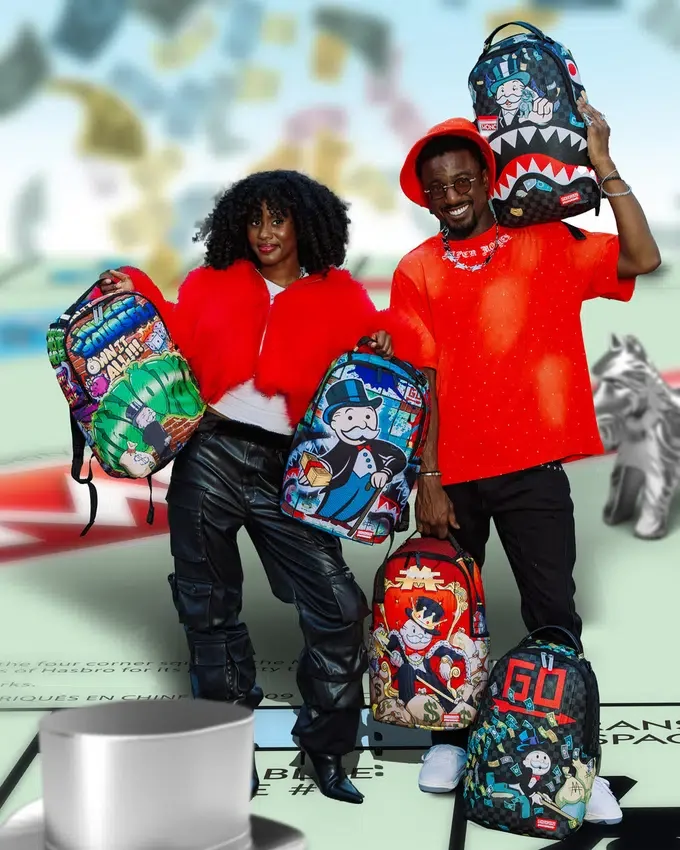 Mochila DLXR «GRAFFITI GOLD RUSH» de MONOPOLY