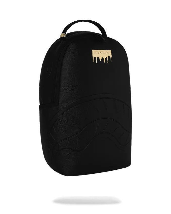Mochila NEGRA «GOLD BRICK DRIP»