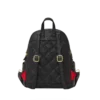 MOCHILA NOIR QUILT CON CADENA DORADA Y MOTIVO DE TIBURÓN SALVAJE