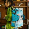 Mochila oficial BASQUIAT «UNTITLED (FALLEN ANGEL) 1981» Con alas (DLXV)