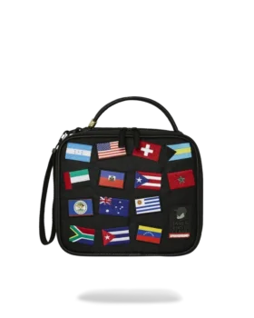 MOCHILA PARA SNACKS JAMES FIRST CLASS GLOBAL FLAGS