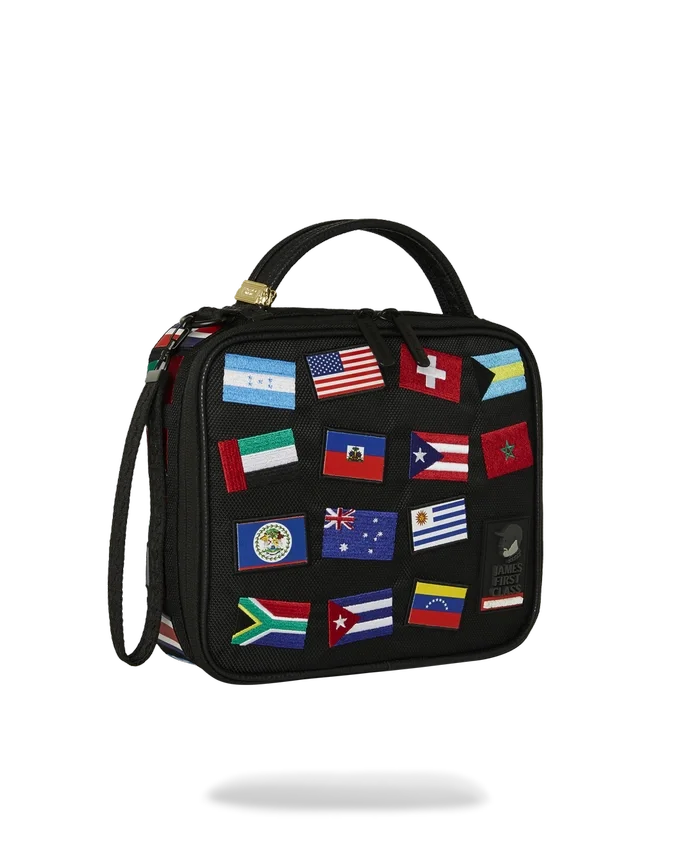 MOCHILA PARA SNACKS JAMES FIRST CLASS GLOBAL FLAGS