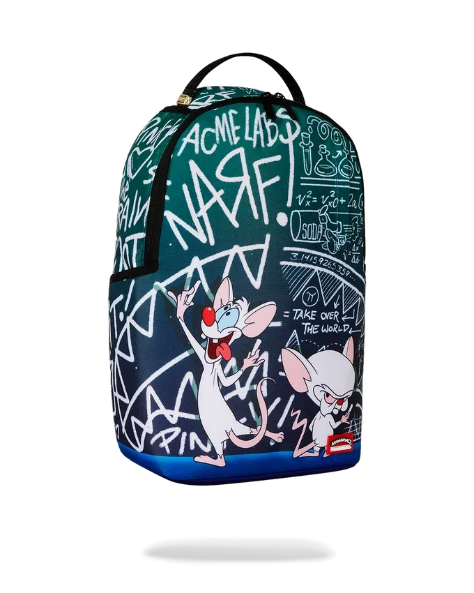 Mochila «PINKY Y EL CEREBRO: A LA CONQUISTA DEL MUNDO» DLXR