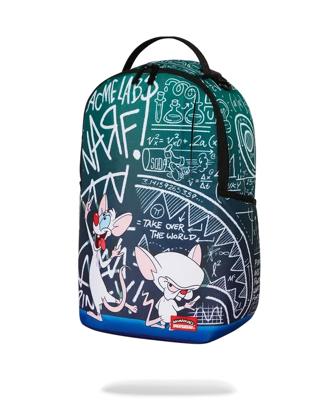 Mochila «PINKY Y EL CEREBRO: A LA CONQUISTA DEL MUNDO» DLXR