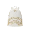 MOCHILA RIVIERA LE BLANC SHARK SAVAGE CON CADENA DORADA