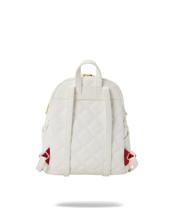 MOCHILA RIVIERA LE BLANC SHARK SAVAGE CON CADENA DORADA