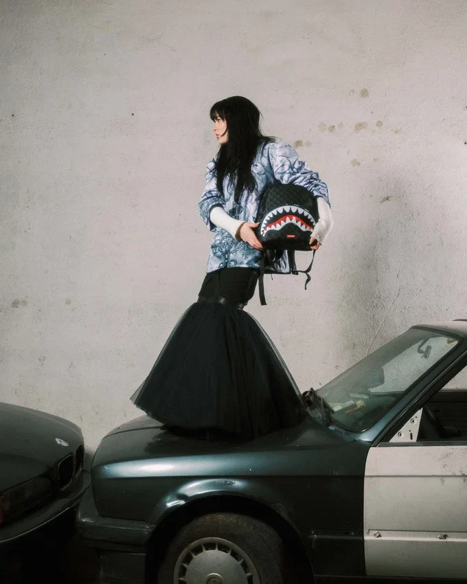 Mochila SAVAGE «Sharks in Paris Hyper Puff»