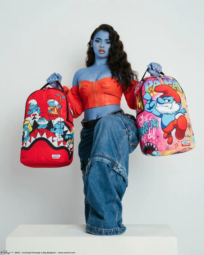 Mochila «Shark Boonce» de los Pitufos
