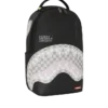 MOCHILA SHARK CENTRAL CREMA Y NEGRO A CUADROS
