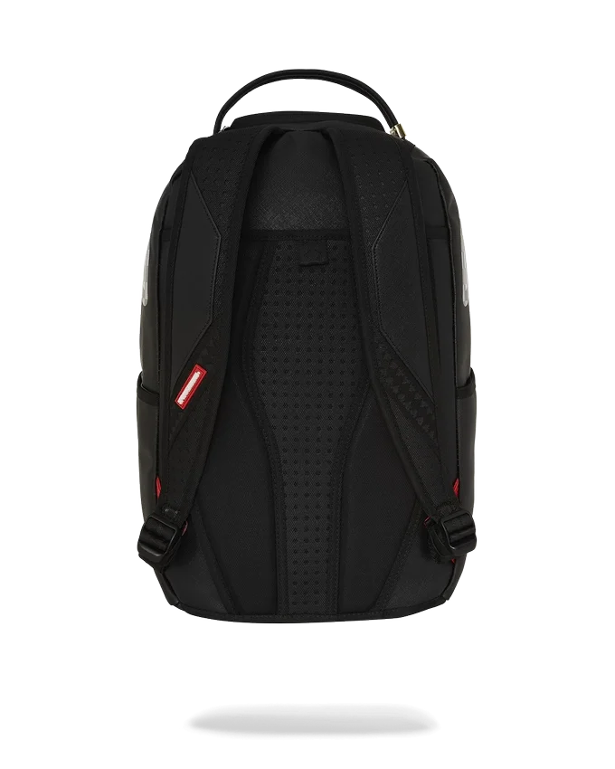 MOCHILA SHARK CENTRAL CREMA Y NEGRO A CUADROS