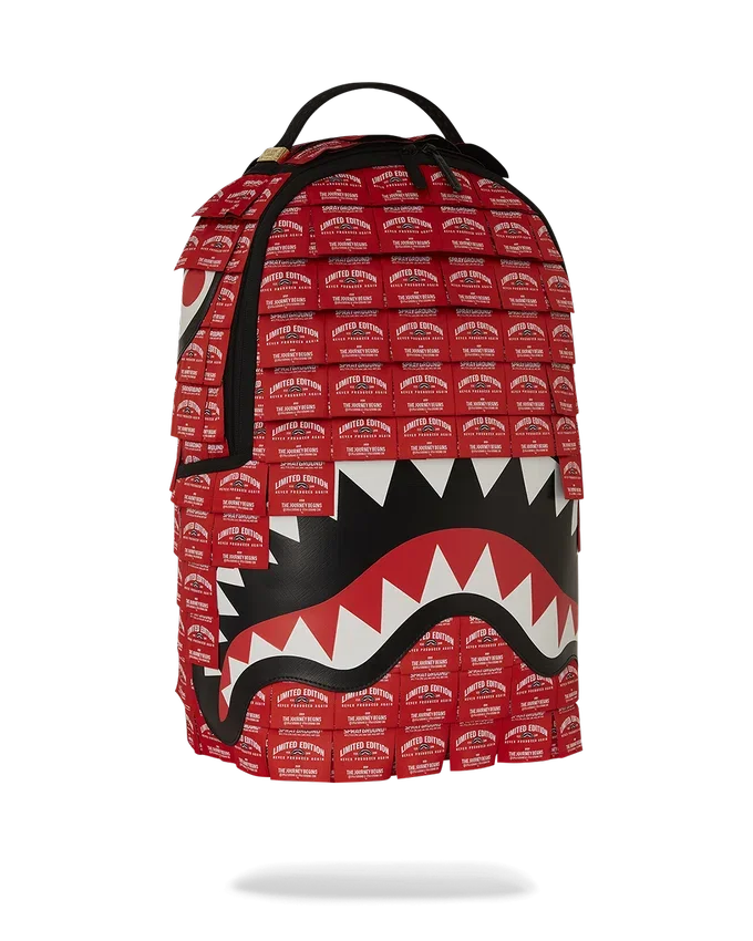 Mochila «Shark» con etiquetas tejidas