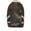 Mochila «Sharks in Paris» con bolsillo exterior con cremallera dorada (DLXV)