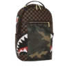 Mochila «Sharks in Paris» con bolsillo exterior con cremallera dorada (DLXV)