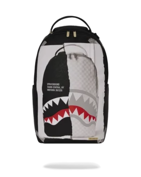 Mochila «Sharks in Paris» con ilusión óptica «Bag on Bag»