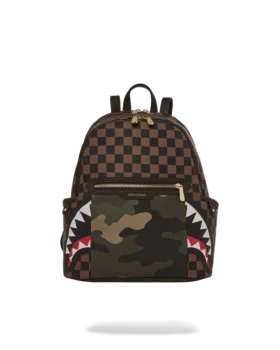 Mochila «Sharks in Paris Savage» con bolsillo exterior con cremallera dorada