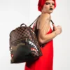 Mochila «Sharks in Paris Savage» con bolsillo exterior con cremallera dorada