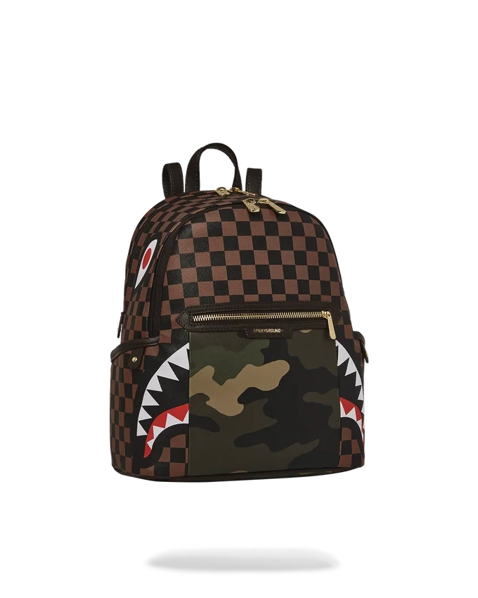 Mochila «Sharks in Paris Savage» con bolsillo exterior con cremallera dorada