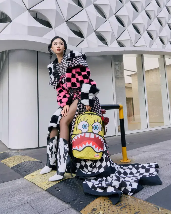 Mochila Spongebob Square Check Flex DLXSV