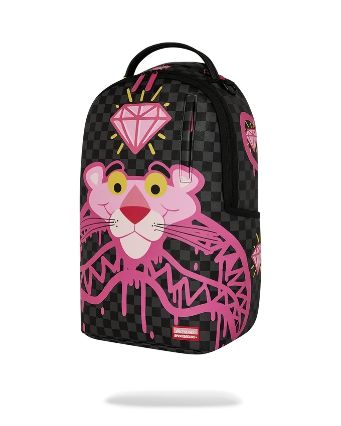 Mochila TIBURÓN CON DIAMANTES DE LA PANTERA ROSA