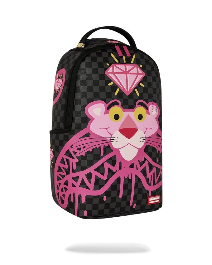 Mochila TIBURÓN CON DIAMANTES DE LA PANTERA ROSA