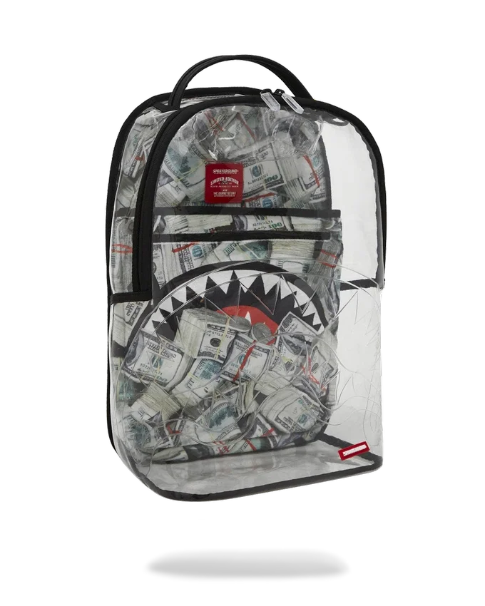 Mochila TRANSPARENTE - MONEY CHOMP