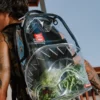 Mochila TRANSPARENTE - SHARK CENTRAL