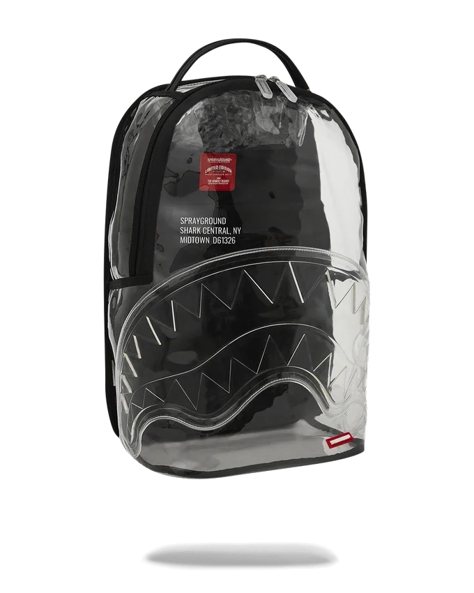 Mochila TRANSPARENTE - SHARK CENTRAL