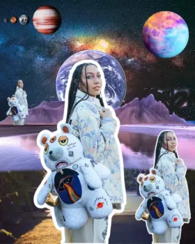 Mochila UFO SPACED OUT MONEYBEAR TEDDYBEAR