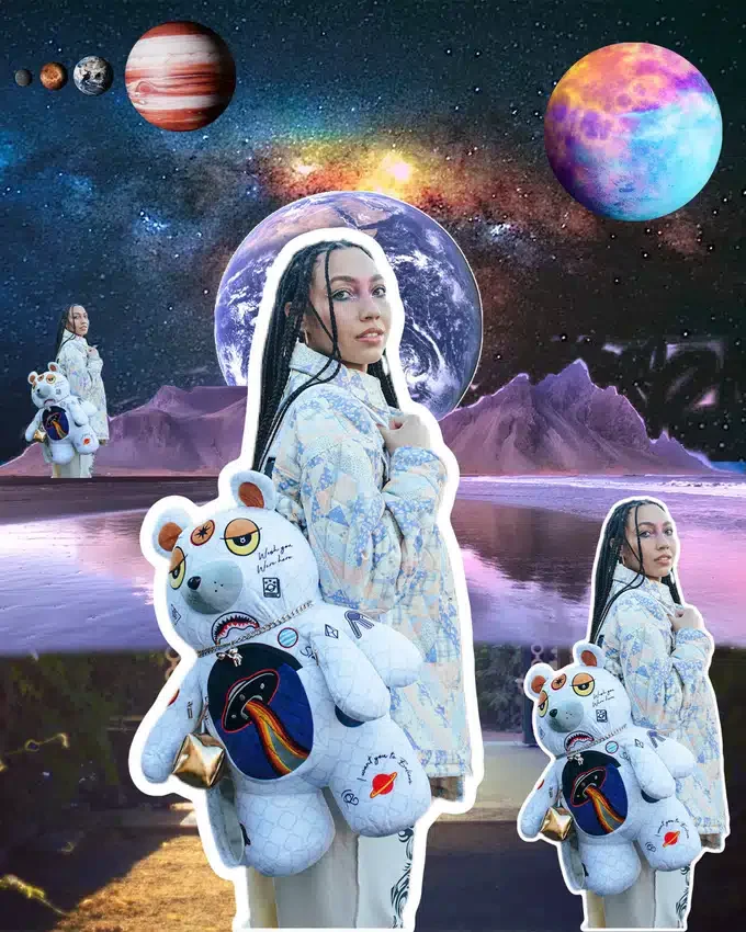 Mochila UFO SPACED OUT MONEYBEAR TEDDYBEAR
