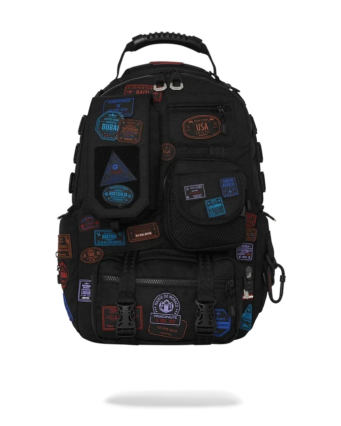 Mochilas JAMES FIRST CLASS «I GOT THESE STAMPS»