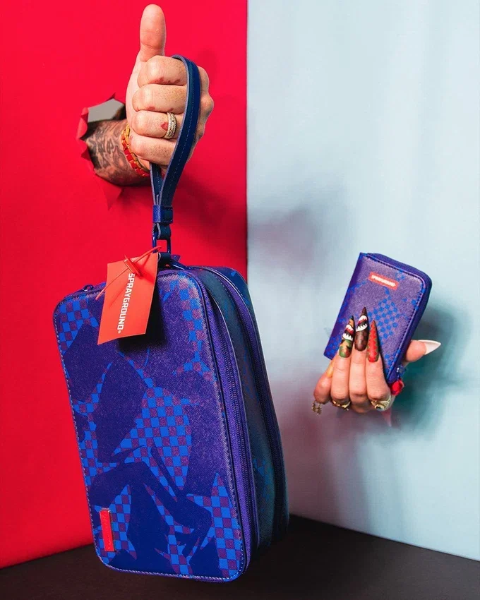 Neceser Shark Check (Azul)