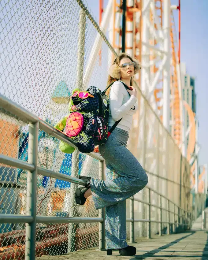OSITO MONEYBEAR DE SLIME DIME EN LA MOCHILA DE Mochilas