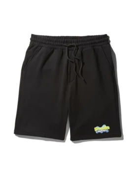 PANTALONES CORTOS DE PUNTO DE SPONGEBOB (NEGROS)