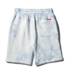 PANTALONES CORTOS DE PUNTO TIE-DYE (AZUL)
