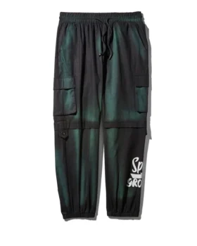 PANTALONES JOGGER CARGO CON EFECTO TIE-DYE ESTILO MILITAR