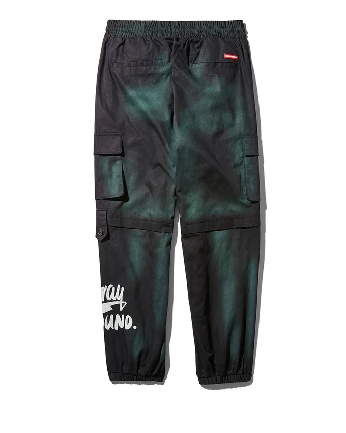 PANTALONES JOGGER CARGO CON EFECTO TIE-DYE ESTILO MILITAR