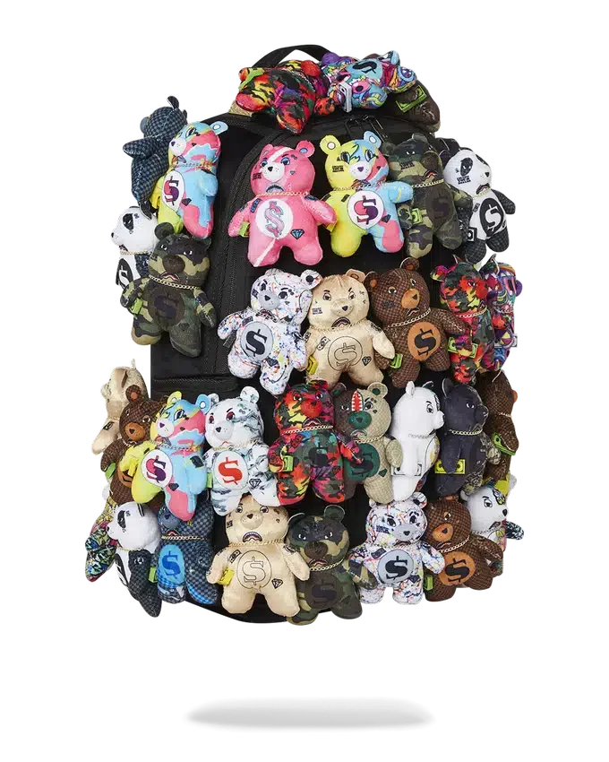 PAQUETE DE OSITOS DE PELUCHE DE VERDAD, Mochilas de pasarela — SUPEREXCLUSIVA
