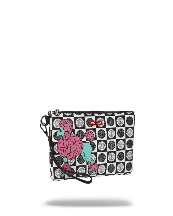 Pochettes «POODLE CHECK» de la colaboración con RON ENGLISH