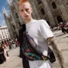 SAVVY BOLSO BANDOLERA CON DRAGONES BORDADOS