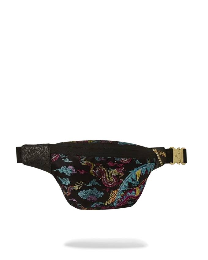 SAVVY BOLSO BANDOLERA CON DRAGONES BORDADOS
