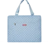 SHARK ISLAND: MANTITA DE PLAYA PLEGABLE, BOLSO CONVERTIBLE RESISTENTE AL AGUA