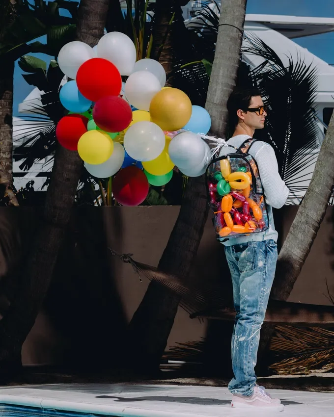 STAY UP - Mochila TRANSPARENTE