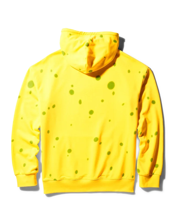 SUDADERA CON CAPUCHA DE SPONGEBOB «SPONGE» (AMARILLA)
