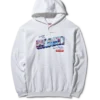 SUDADERA CON CAPUCHA MIAMI VICE (BLANCA)