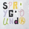 SUDADERA CON CAPUCHA Y CUELLO REDONDO DE SPONGEBOB SHARK (GRIS CLARO)